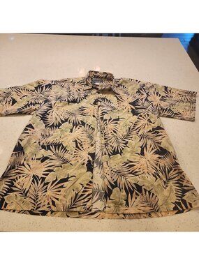 cooke street hawaiian shirt large Men's Cotton